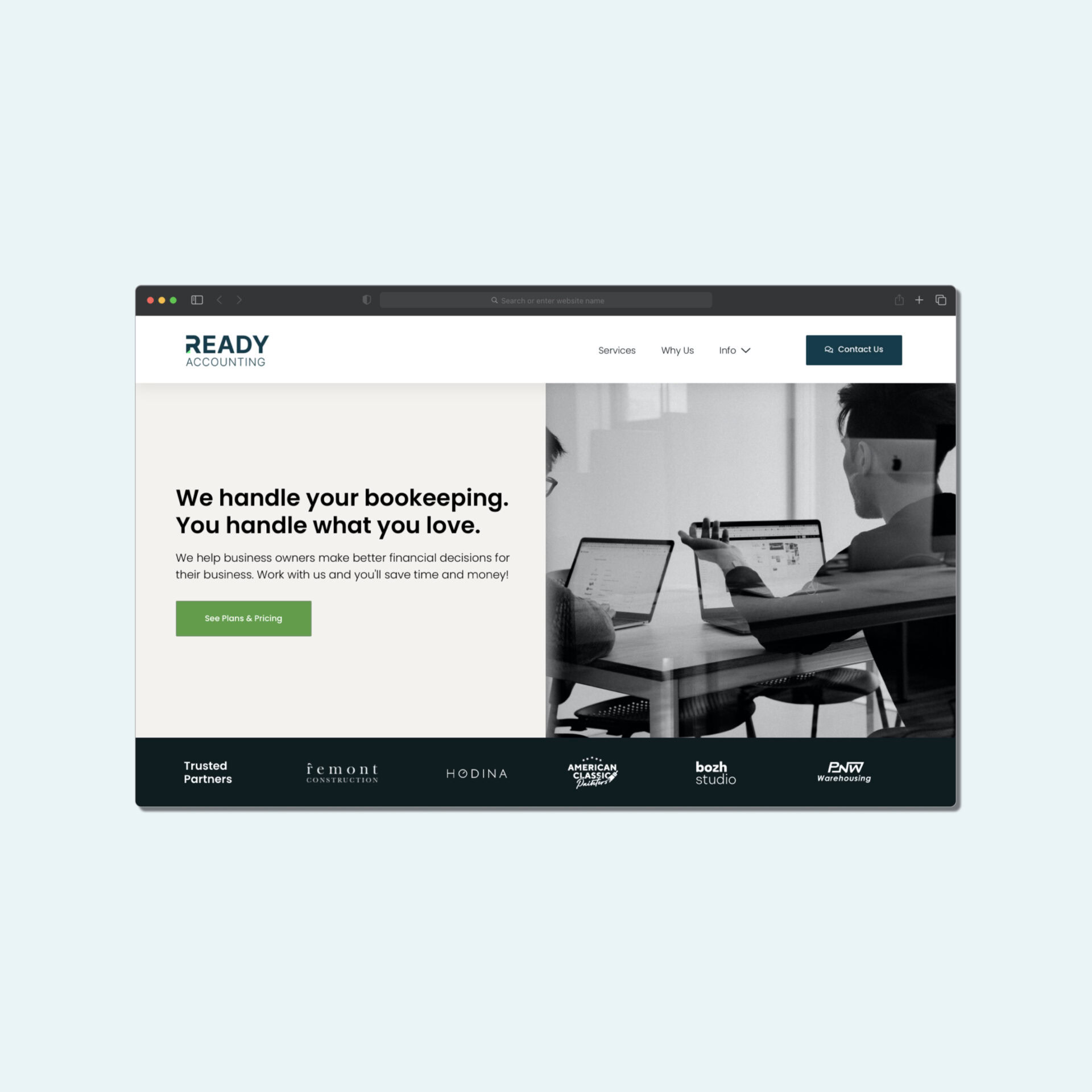 Ready Accounting Web Design